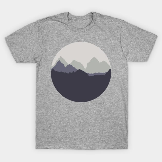 Mountains T-Shirt by elyinspira
